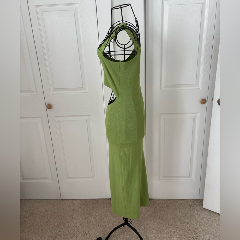 Crescent Olive Knit Dress